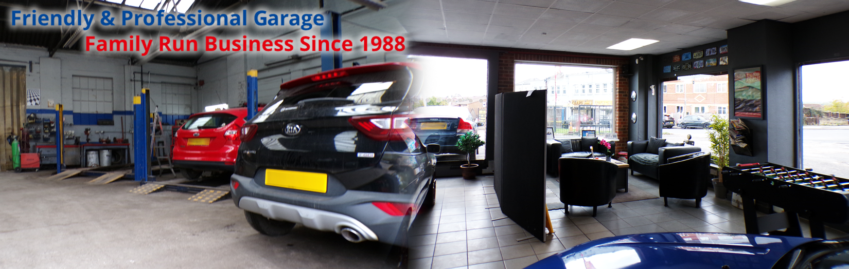 Image of Garage and Waiting Area